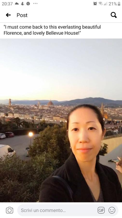 Bellevue House Affittacamere Firenze Bagian luar foto